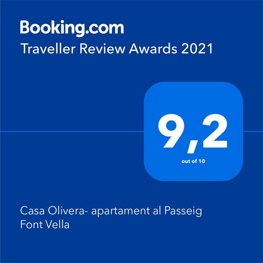 Casa Olivera- Apartament Al Passeig Font Vella Sant Hilari Sacalm Exterior foto